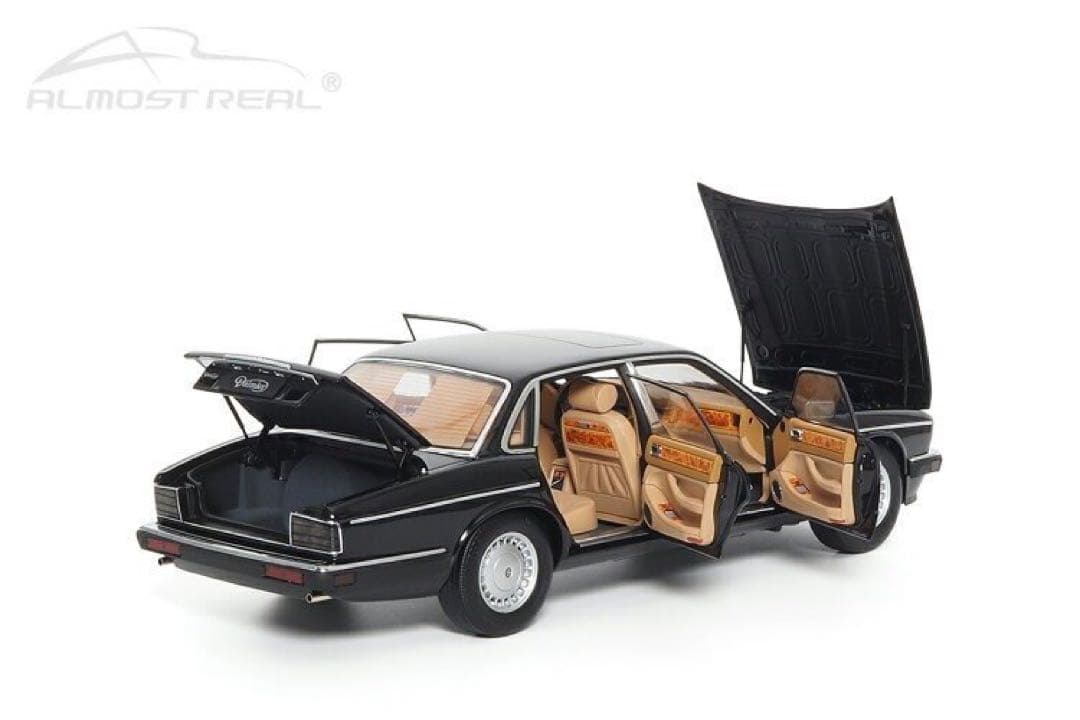 【新品】全開閉 Almost Real 1/18 ジャガー XJ40 XJ6 黒