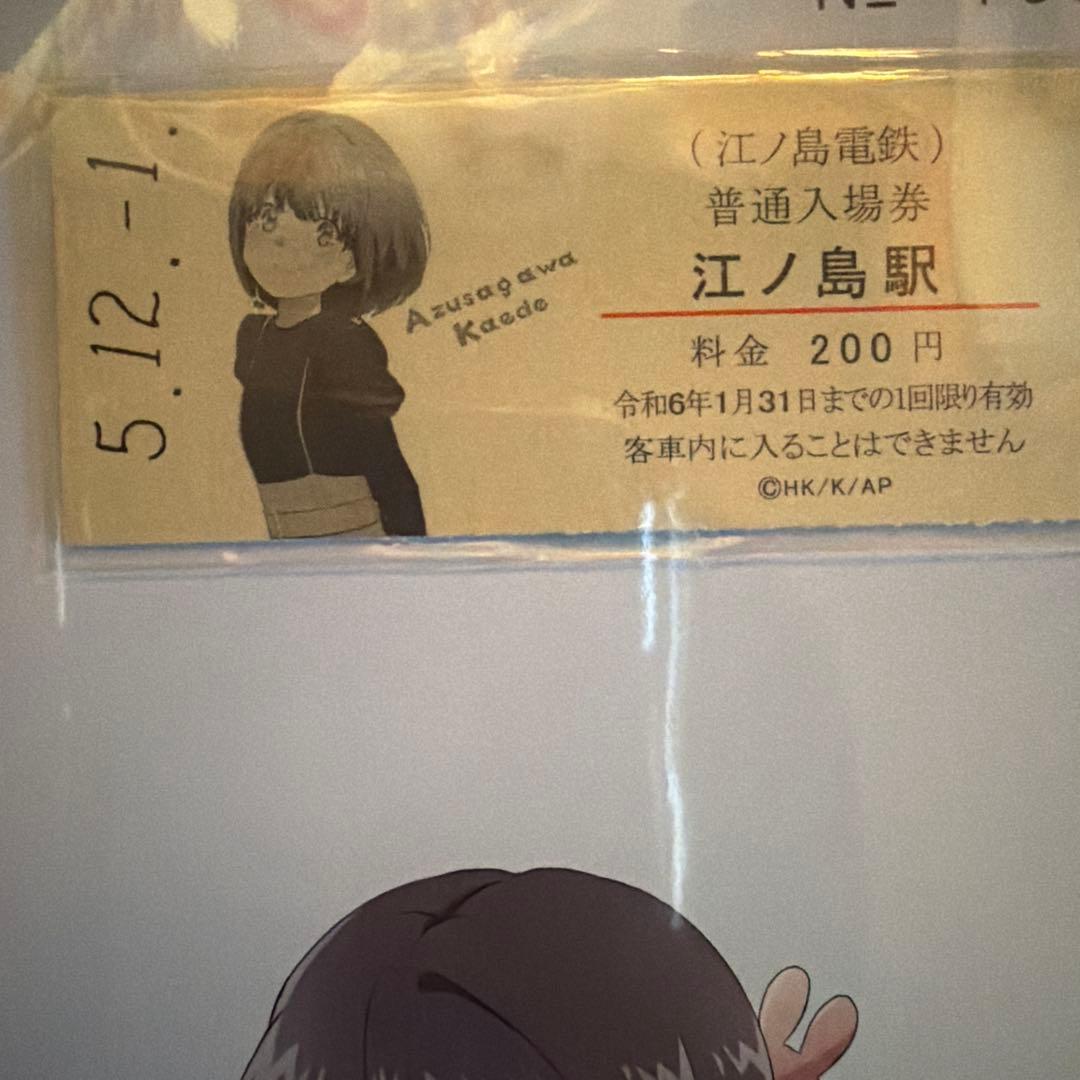 青ブタ 江ノ電 入場券