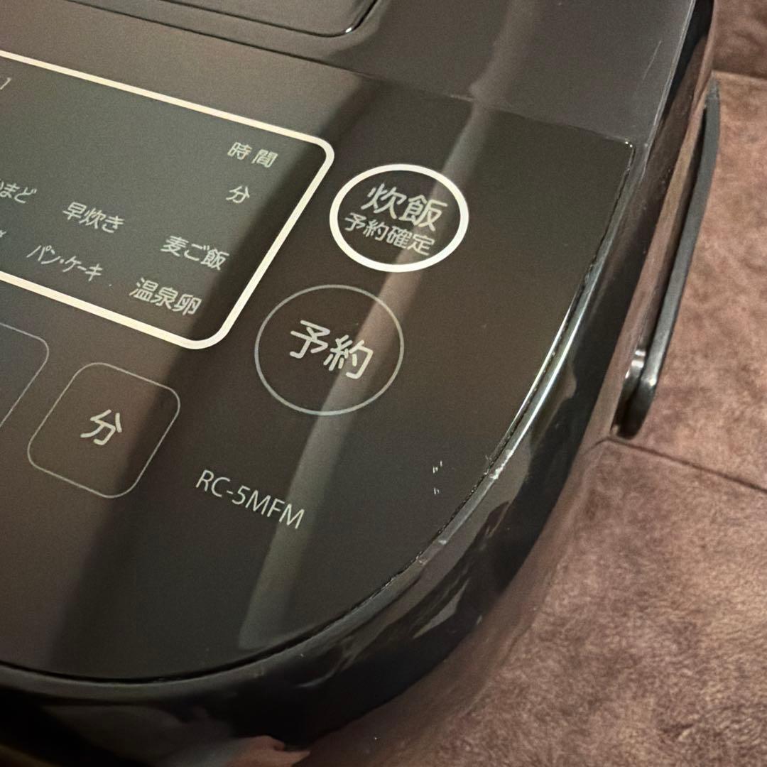 TOSHIBA東芝 RC-5MFM 炊飯器 ブラック