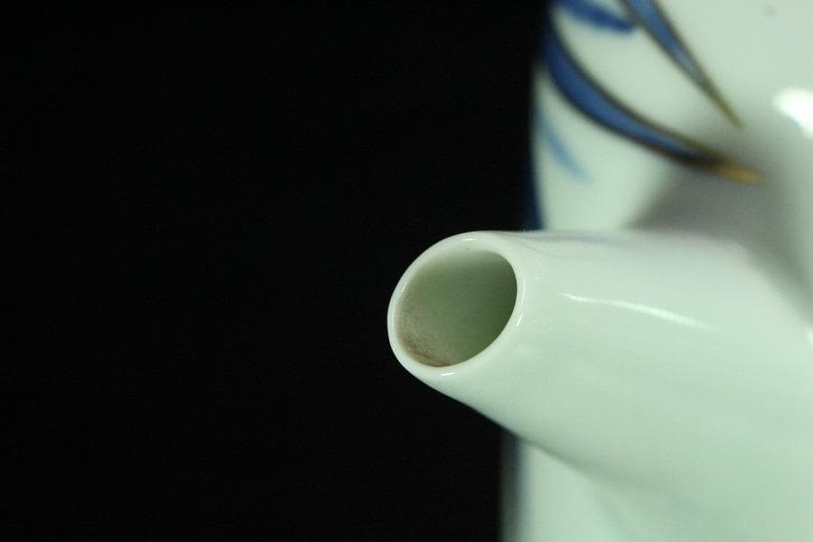 注瓶 碗 揃 金彩竹紋 杯 十二客 シロップ呑 共箱(K-RC958)