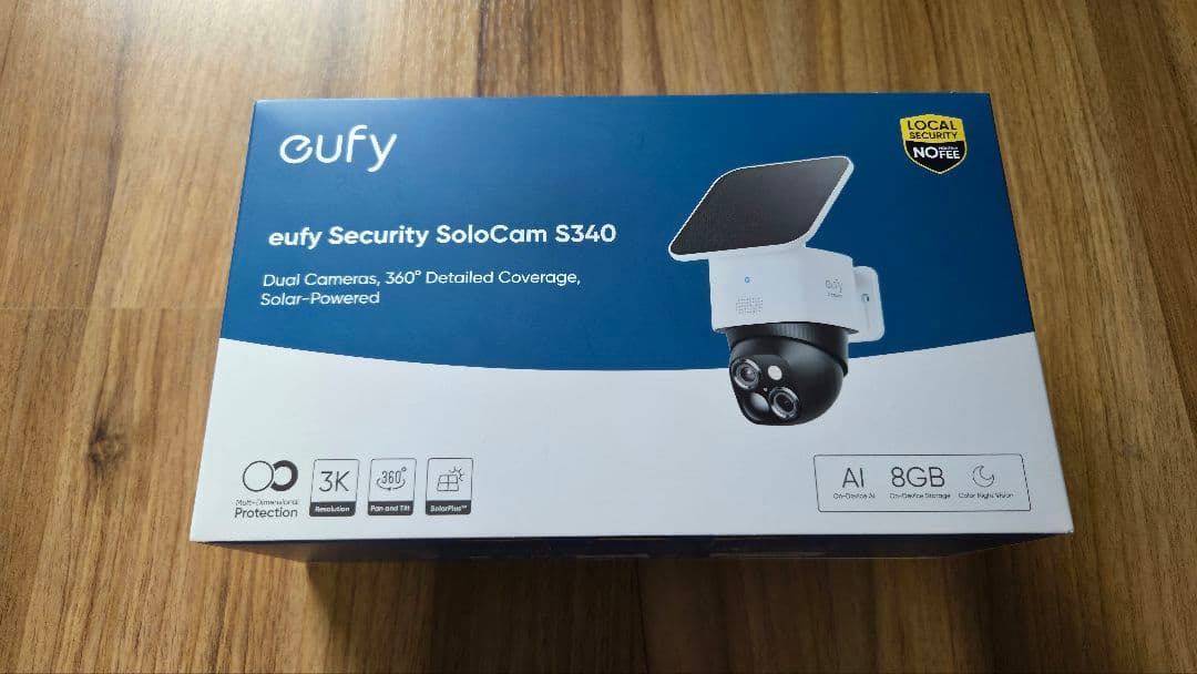 【新品未使用】Anker防犯カメラeufySecuritySoloCamS340