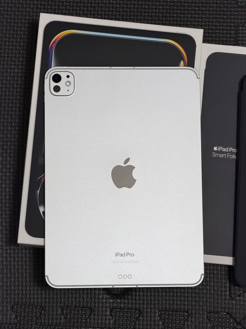 iPad Pro 11 M4 256GB Cellular 純正ケース付き