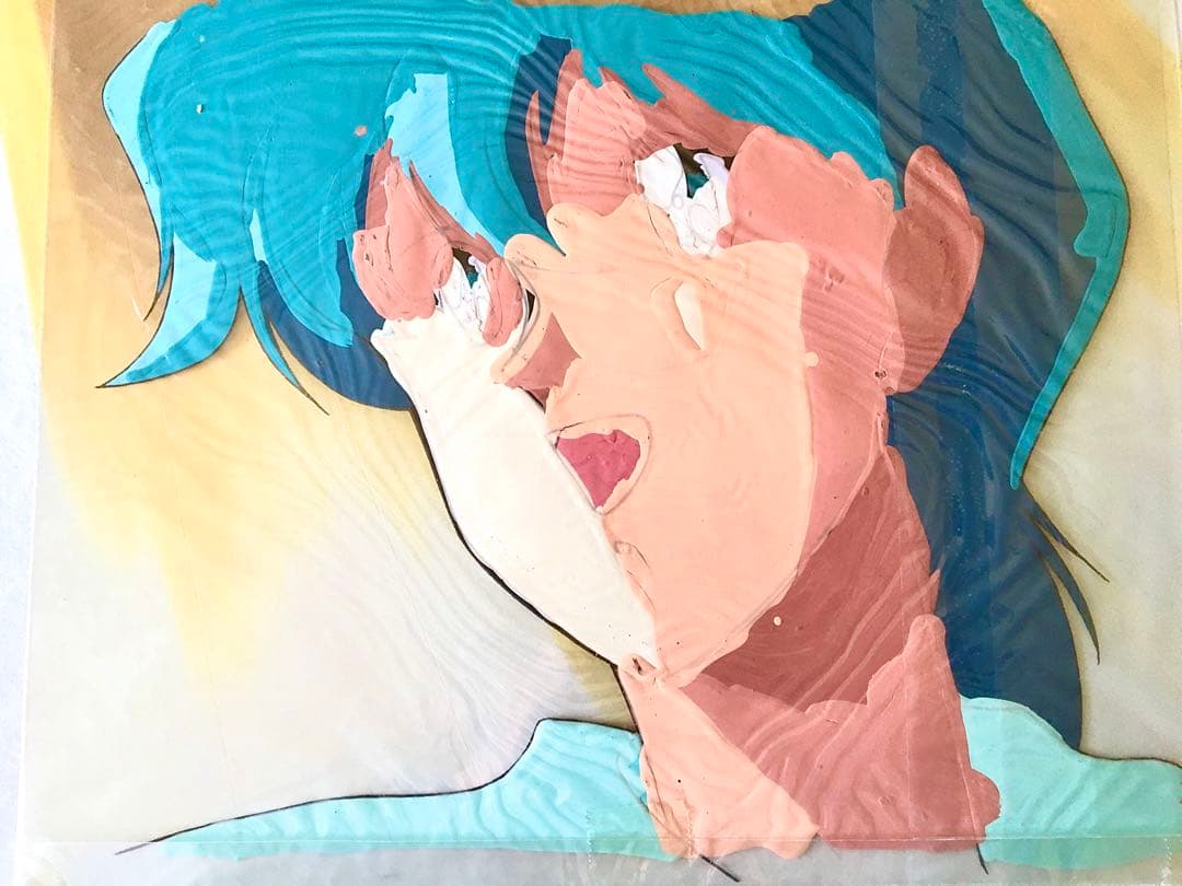 あしたへフリーキック OP セル画 伍代隼 動画背景付き