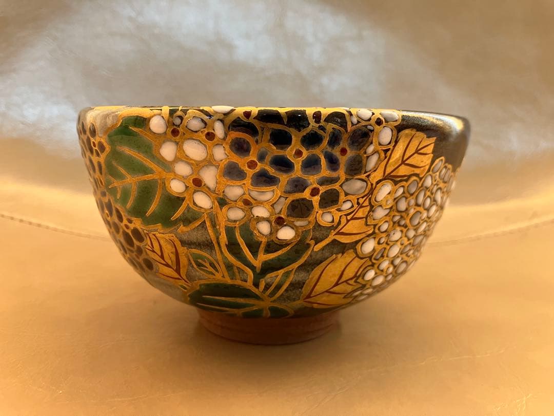 京焼 宮川香雪 宮川香せつ 色絵 抹茶 茶碗 金銀泥 茶道具 生活工芸 伝統工芸