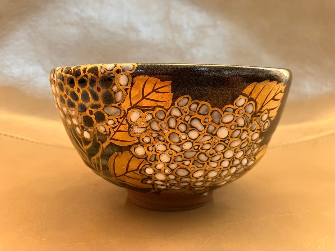 京焼 宮川香雪 宮川香せつ 色絵 抹茶 茶碗 金銀泥 茶道具 生活工芸 伝統工芸