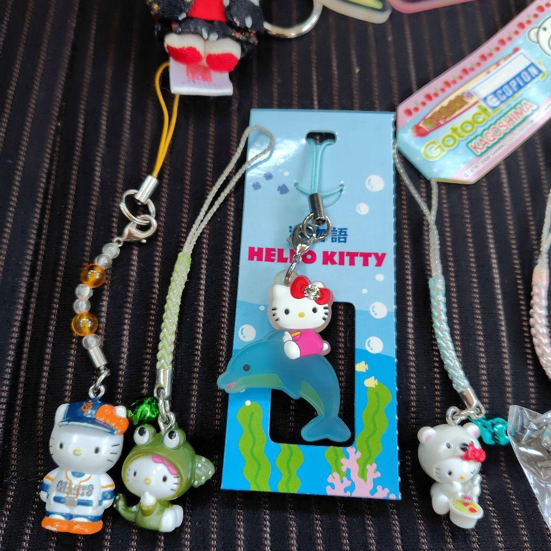 レア　希少　平成レトロ　キティストラップ　キューピーストラップ　ポケモンご当地