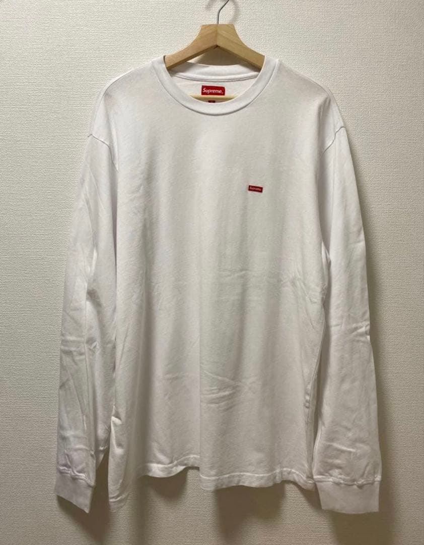 トップス Supreme Small Box L/S Tee White