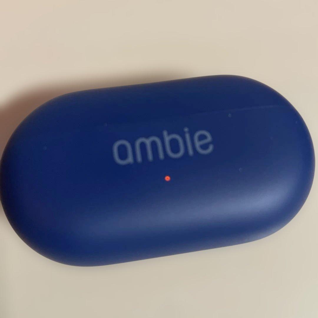 【一回のみ使用】ambie AM-TW02 GREEN×INDIGO
