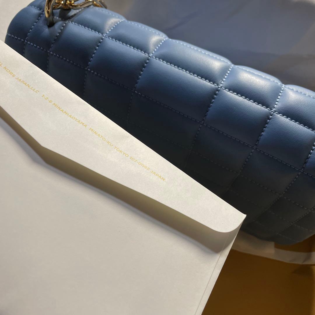 MICHAEL KORS 青 ショルダーバッグ