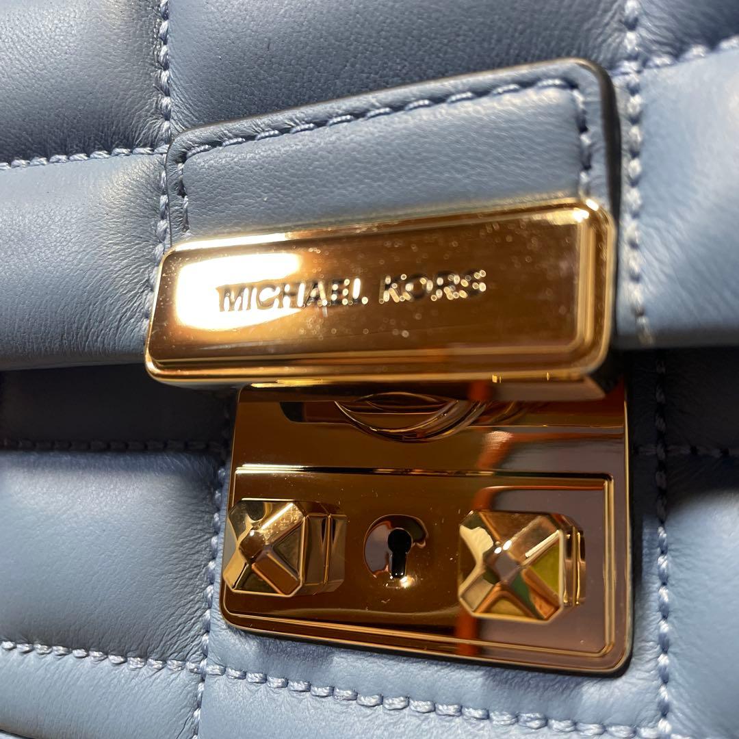 MICHAEL KORS 青 ショルダーバッグ