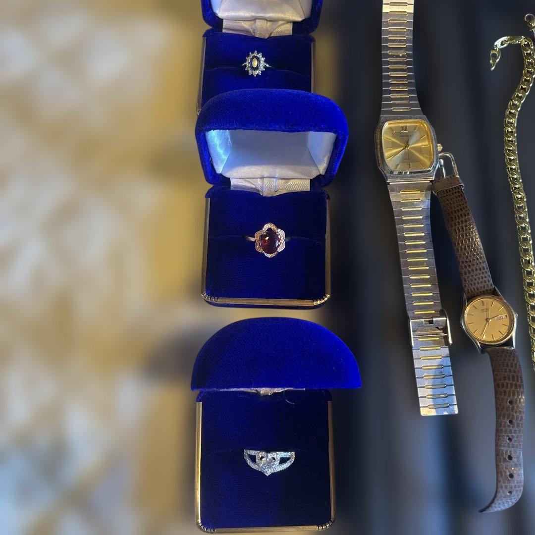 生前整理　指輪　ネックレス 時計まとめ売り