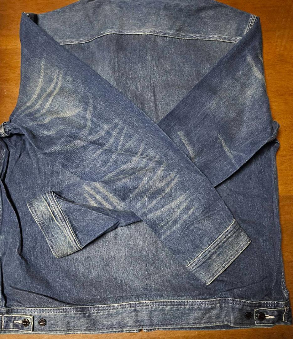 送料無料/新品未使用DOUBLE RLデニム前開きZIPジャケット （XL)