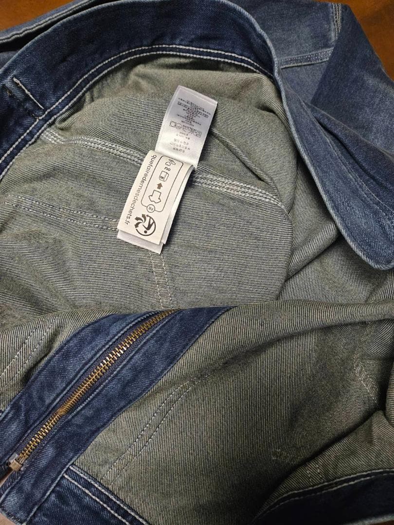 送料無料/新品未使用DOUBLE RLデニム前開きZIPジャケット （XL)