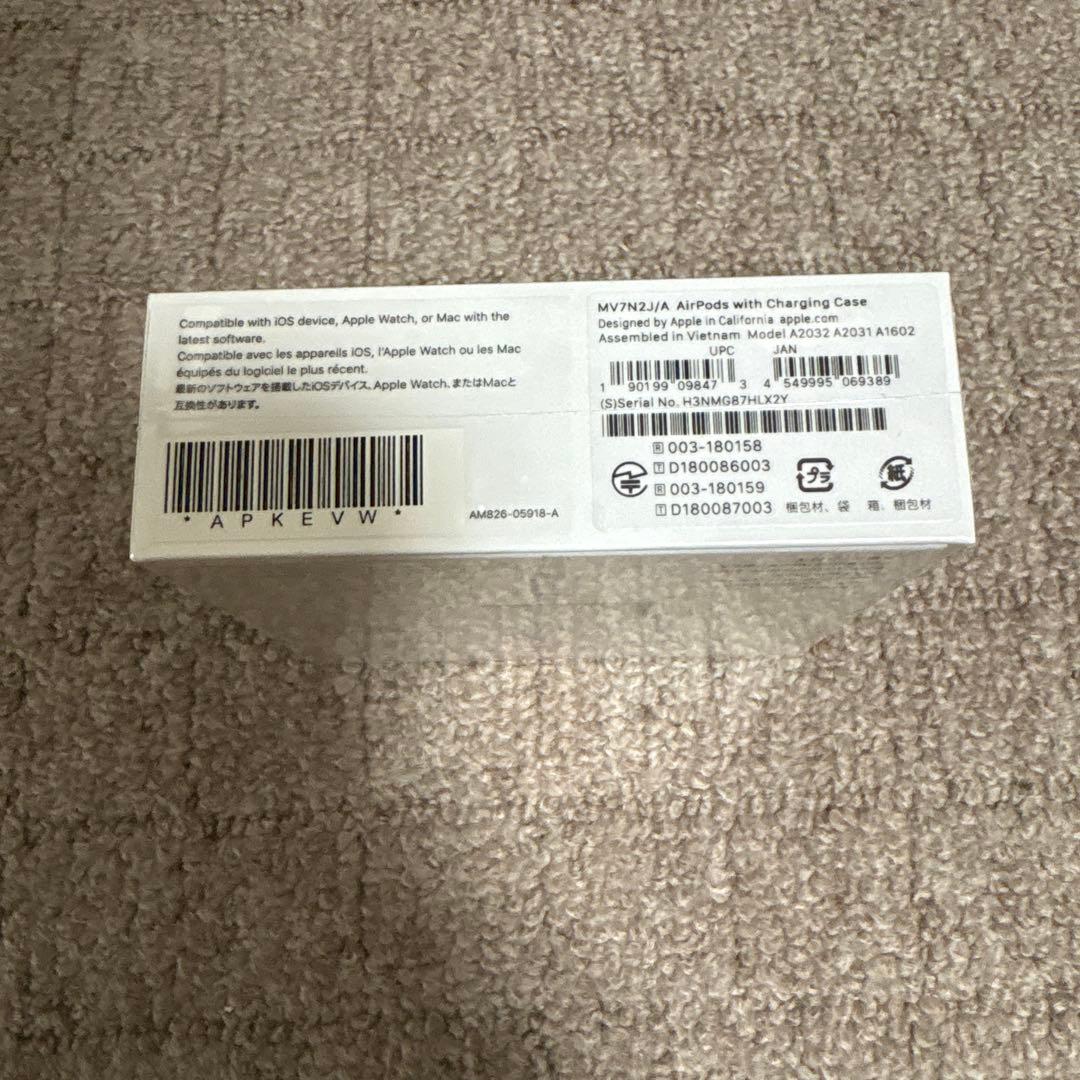 第2世代AirPods Apple エアーポッズ ワイヤレスイヤホン