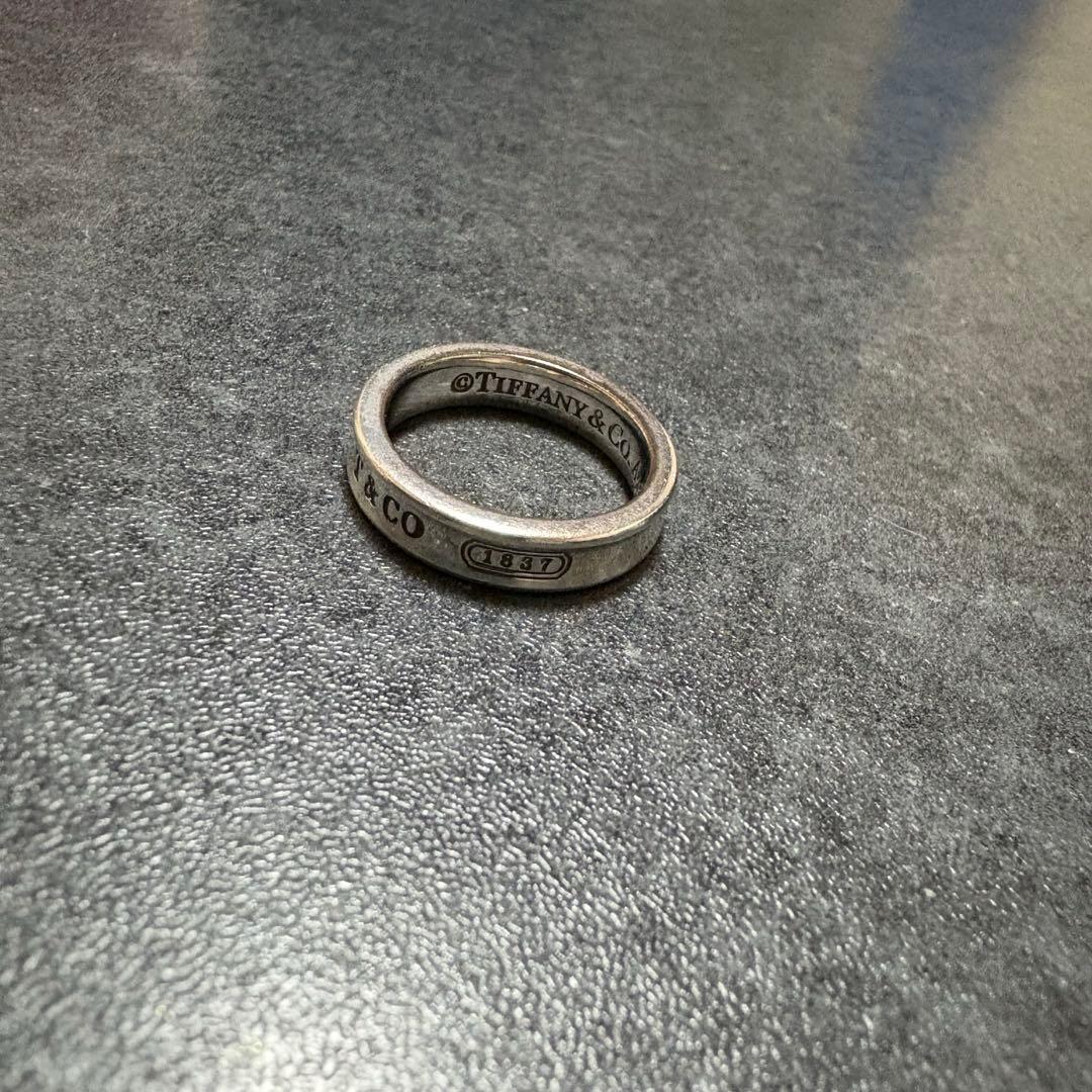ティファニー 1837 ナローリング シルバー925 7号