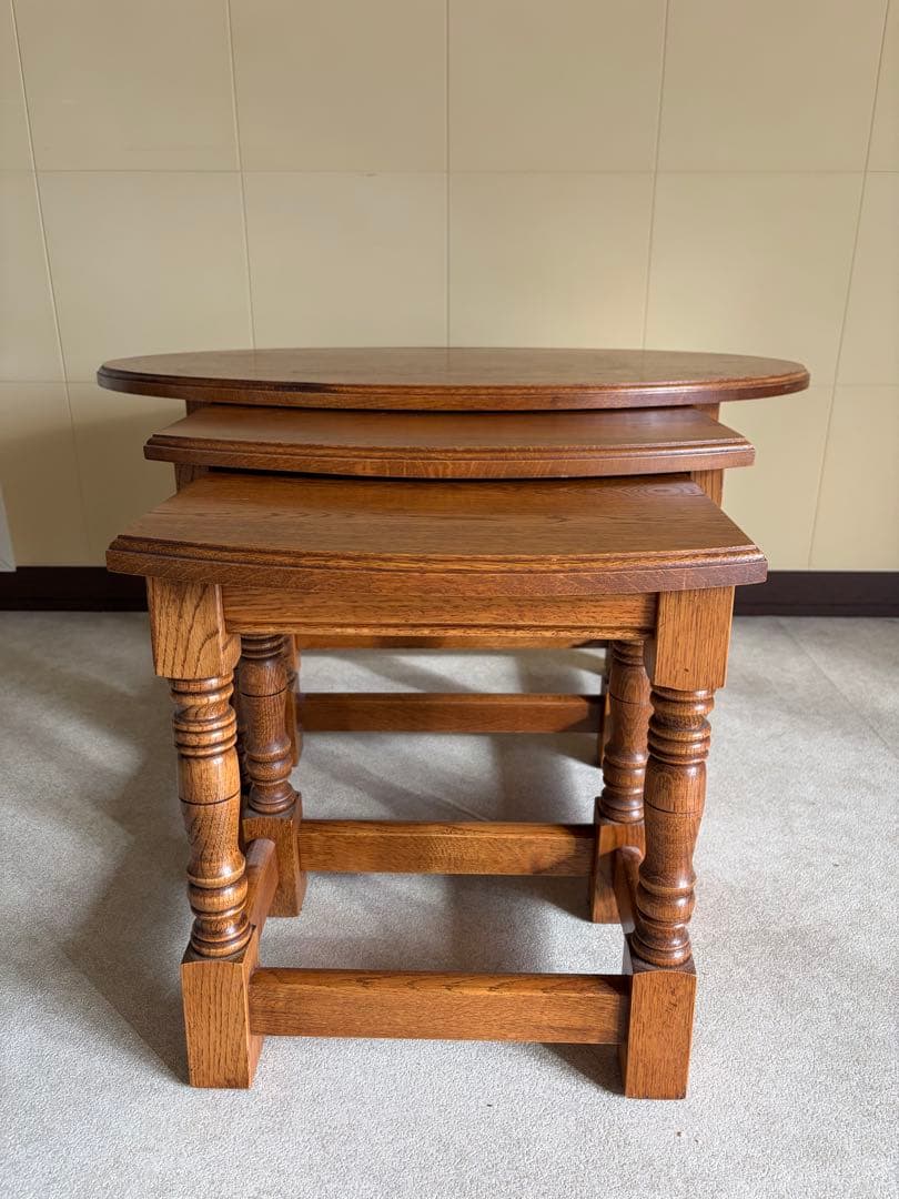 ロ*ブ様 ロイズアンティークス　ネストテーブル 3個セット