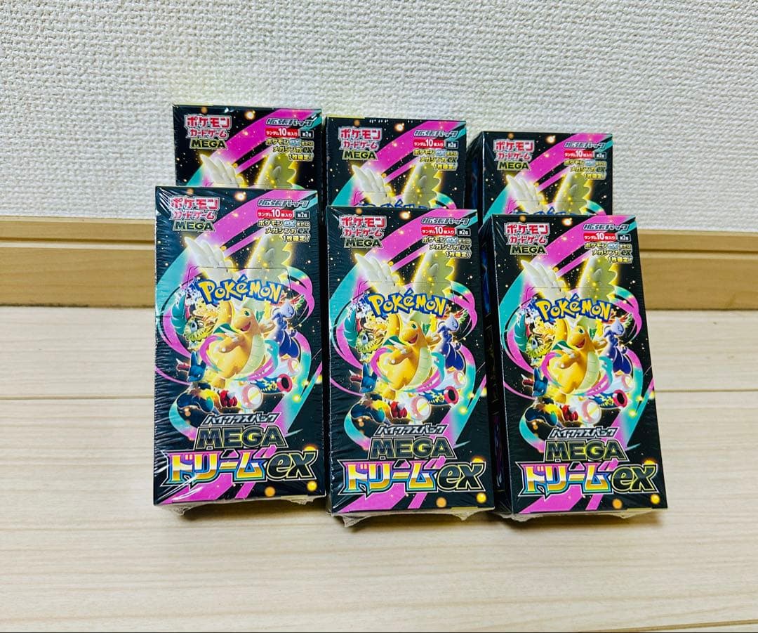 ポケモンカード MEGAドリームEX 6Boxシュリンク付き