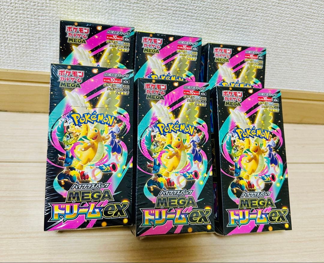 ポケモンカード MEGAドリームEX 6Boxシュリンク付き