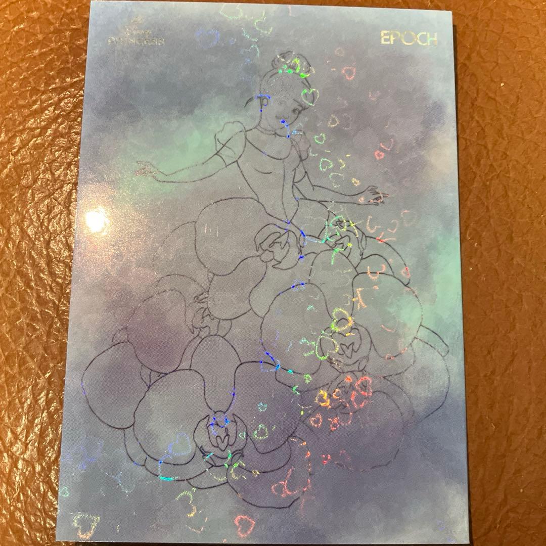 【シリアルNO1】エポック　ディズニープリンセスカード