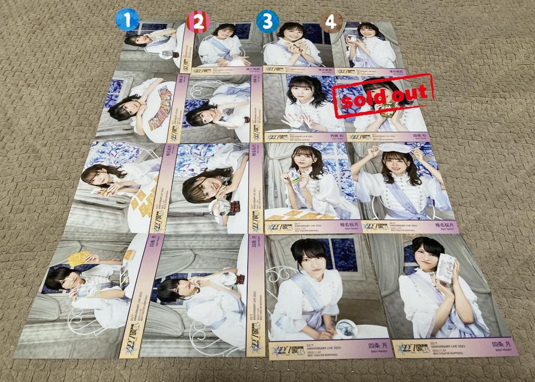 ナナニジ　anniversary live 2023 　理解者の館　ブロマイド