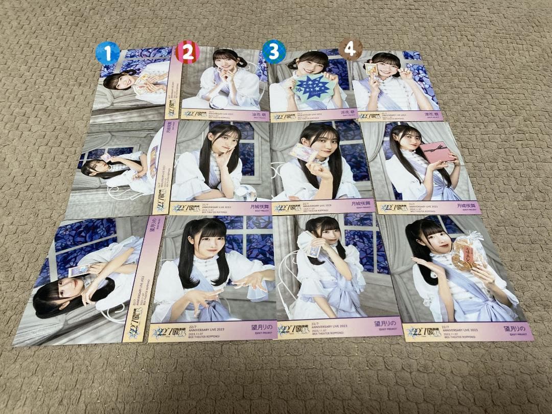 ナナニジ　anniversary live 2023 　理解者の館　ブロマイド