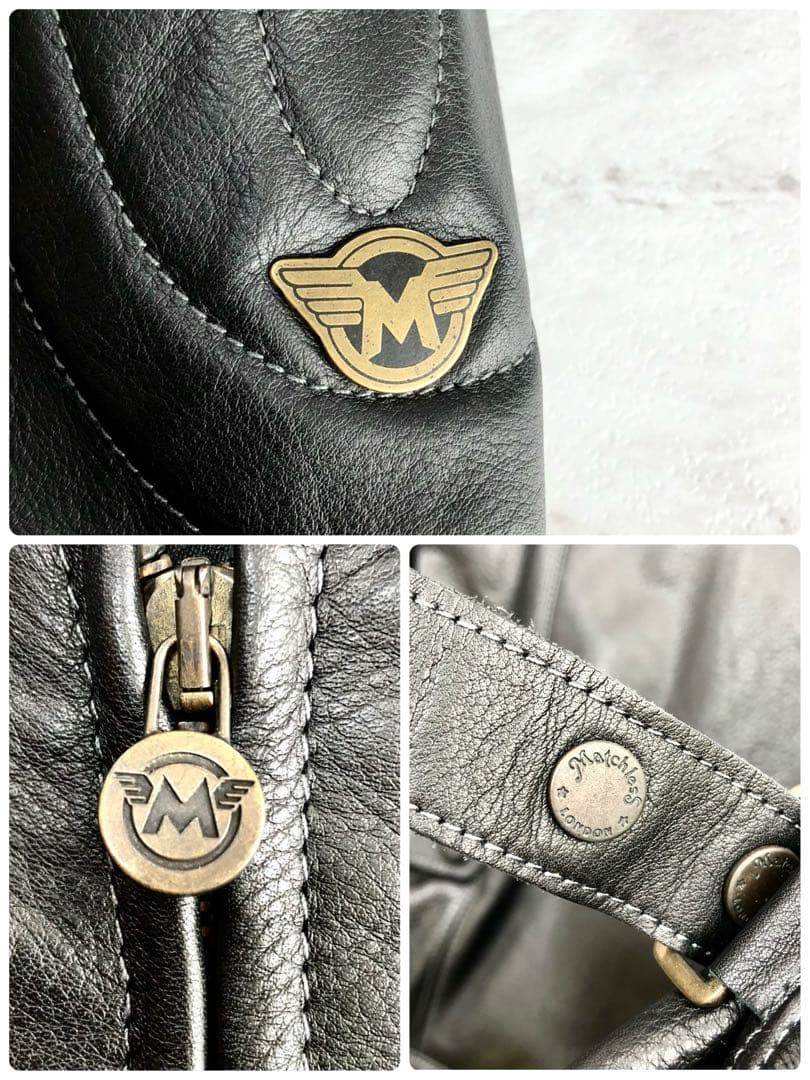 【未使用級】 MATCHLESS JHONNY JACKET ライダース L