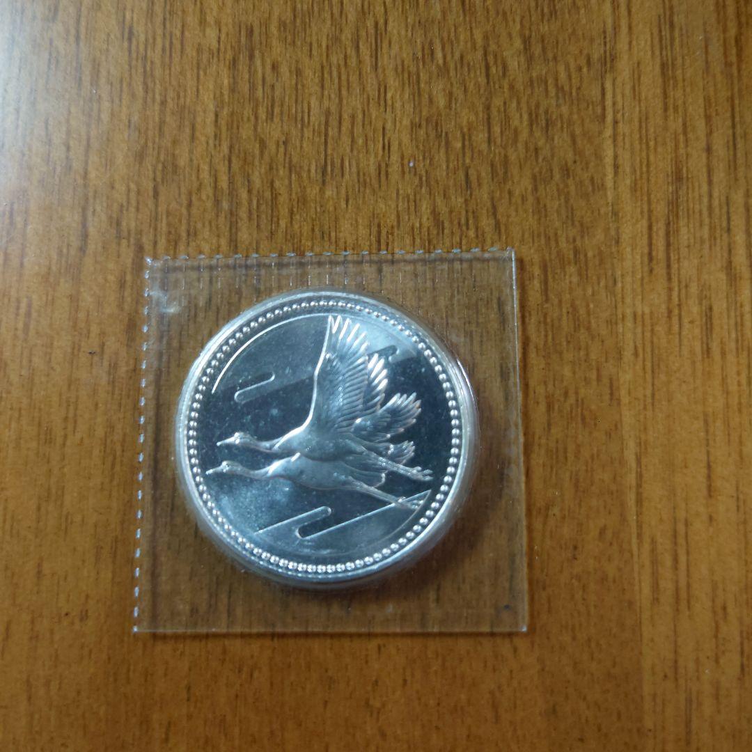 銀製 旧貨幣 菊花紋章 鳥デザイン