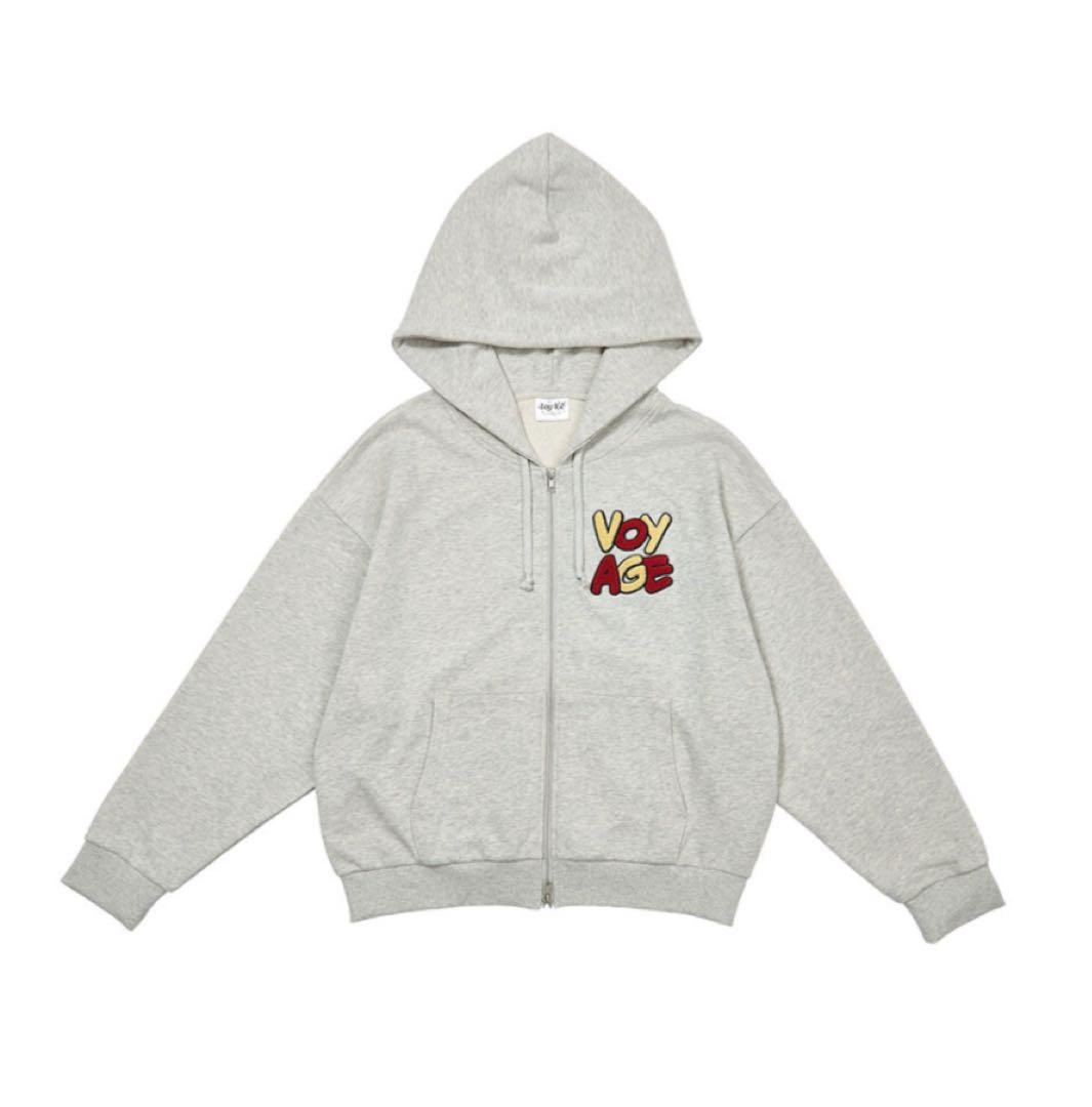 新品未使用　なにわ男子　2025 ジップパーカー　フード付きパーカー グレー