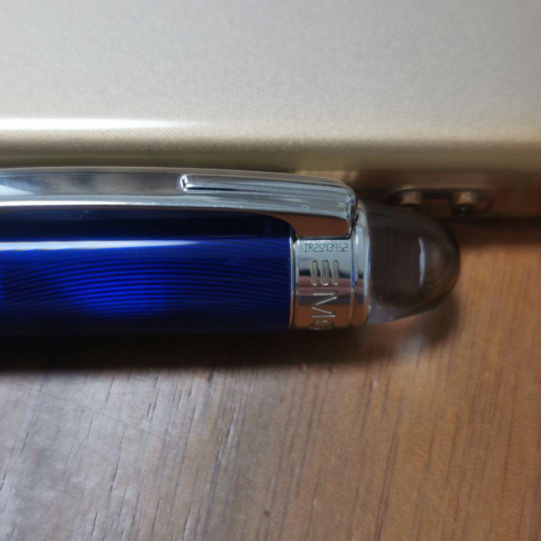 【美品】モンブラン　スターウォーカー　ボールペン　クールブルー