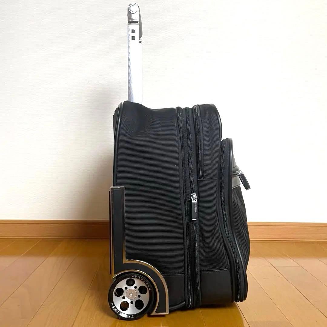 【極美品・希少】MONTBLANC モンブラン ビジネストロリーバッグ 2輪✨