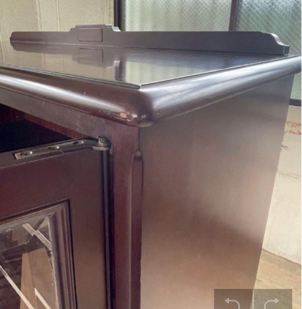 美品　英国　イギリス　アンティーク　キャビネット　キュリオケース　店舗　棚