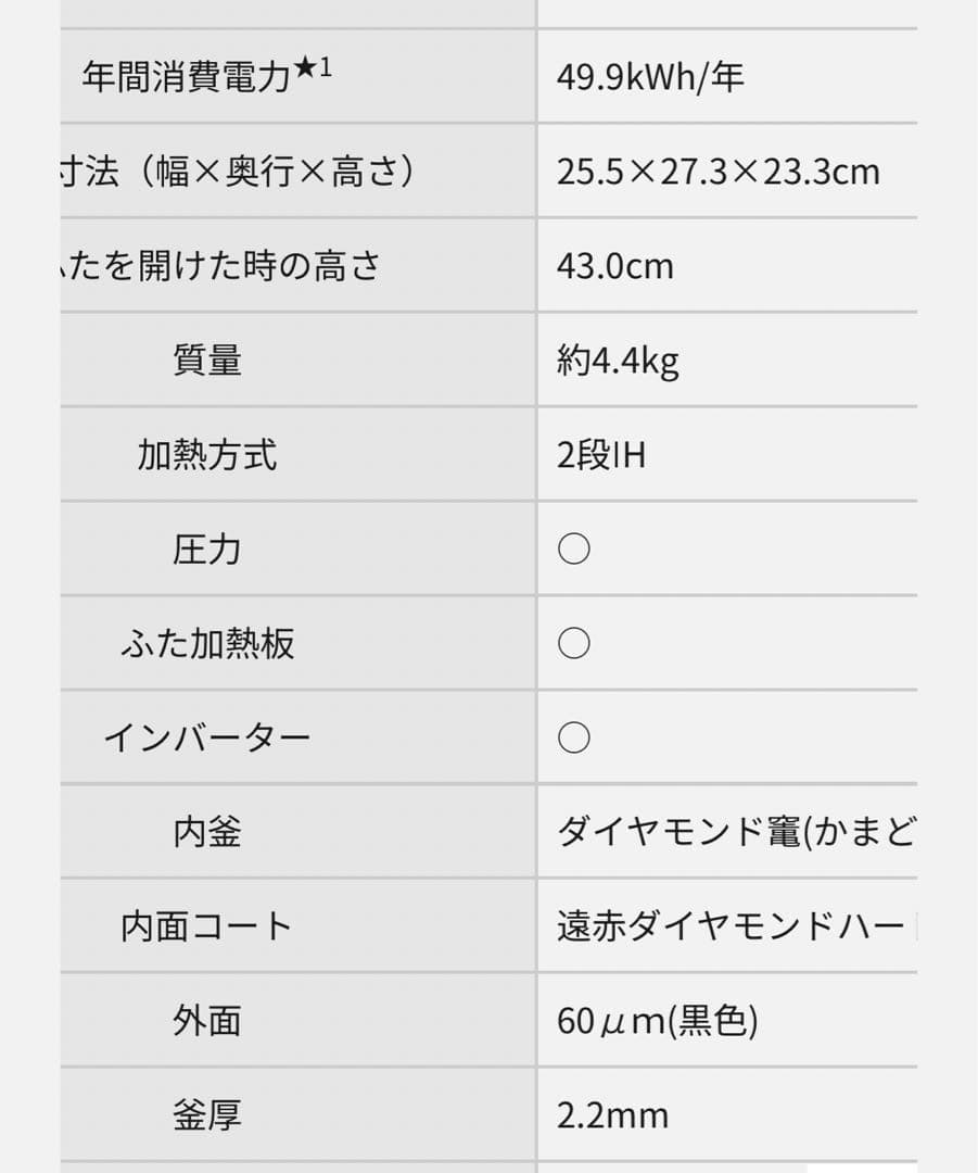 パナソニック　IHジャー炊飯器　5.5合　SR-R10A