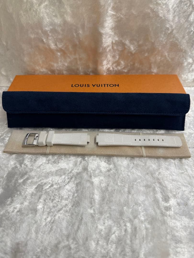 LOUIS VUITTON ダミエ ホワイトラバーベルト
