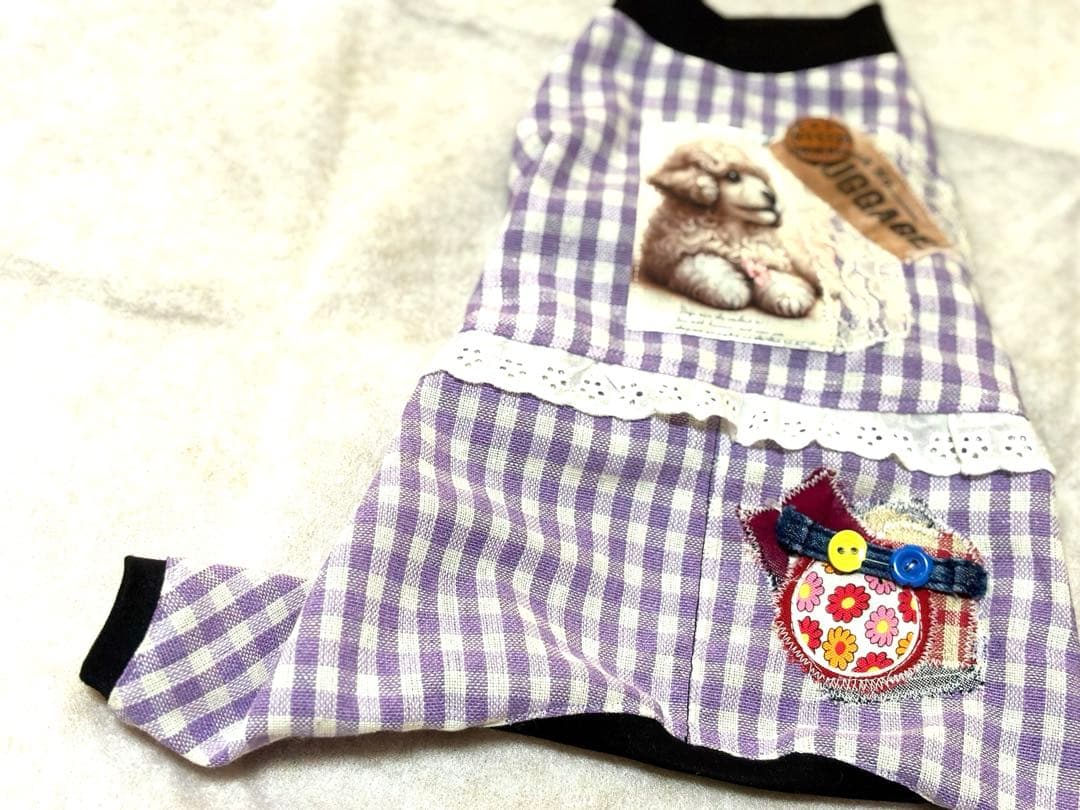 ハンドメイド犬服　つなぎ　ロンパース　SSまとめて　新作　男の子用　3点セット