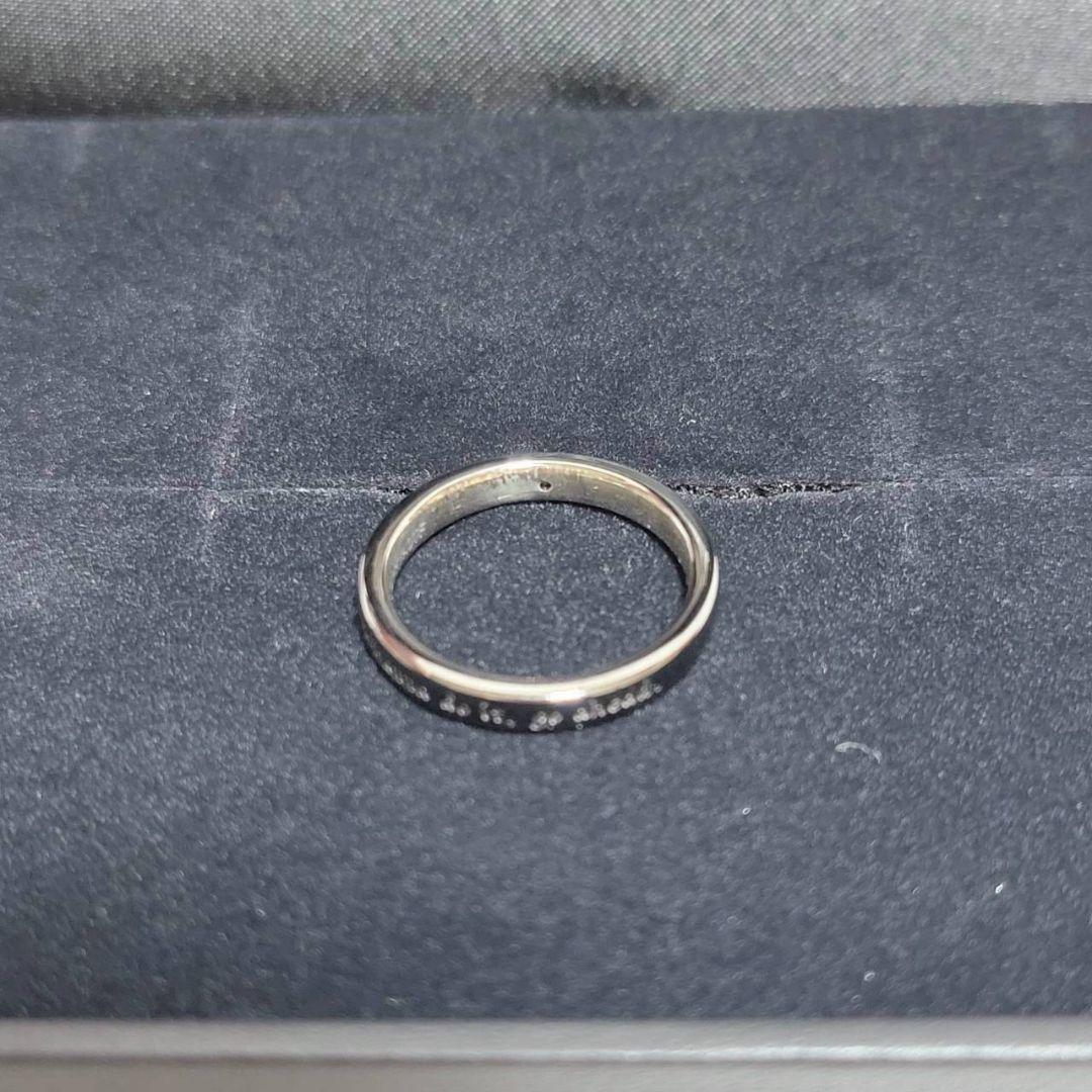 進撃の巨人 メッセージリング リヴァイ シルバー ブラックコーティング