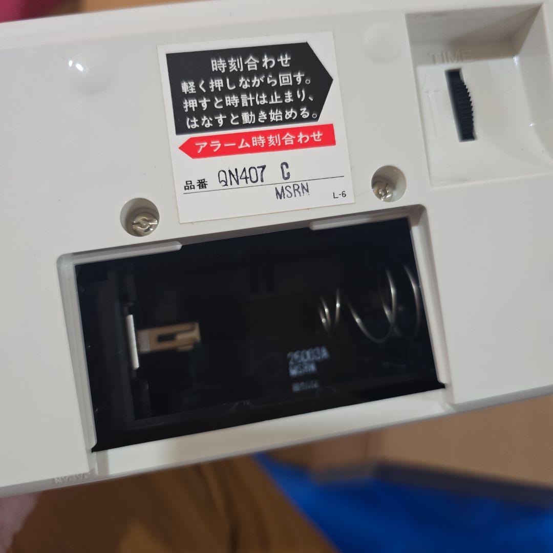 SEIKO QN407C パタパタ時計 新品