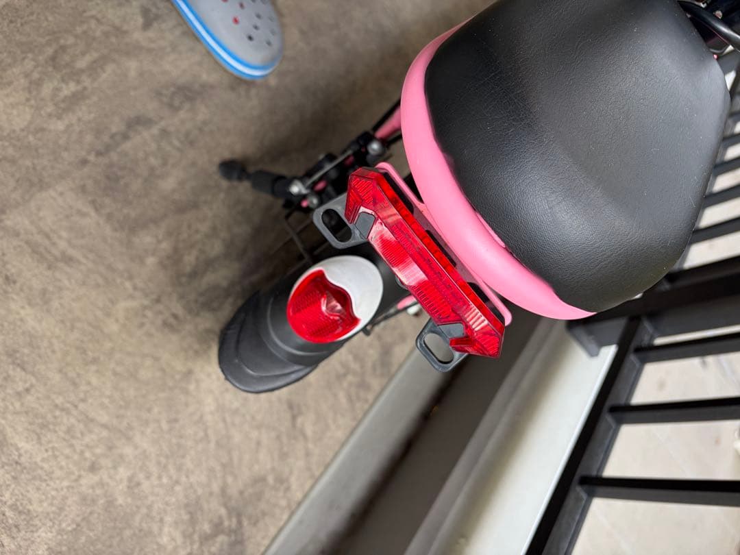 ピンク 折りたたみ 電動アシスト自転車