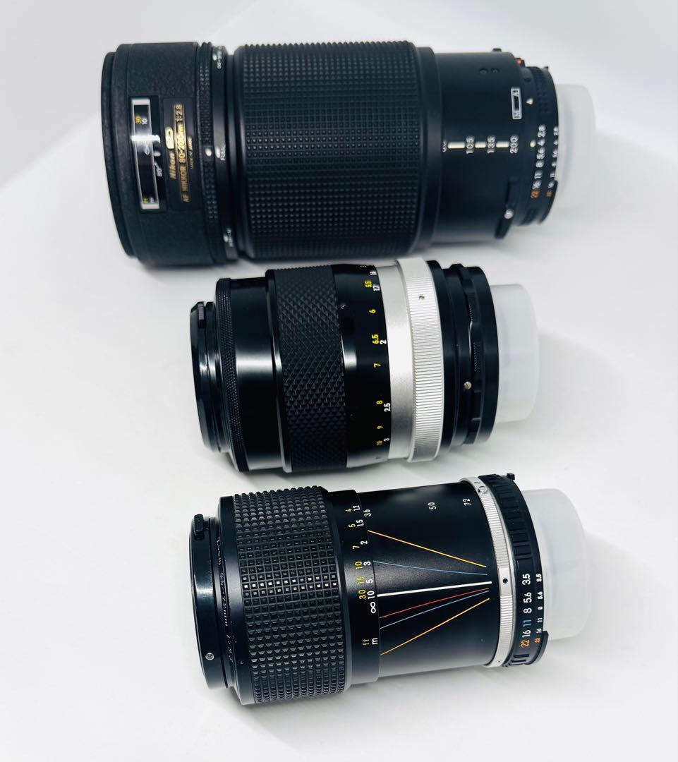 Nikonオールドレンズ　3本　ジャンク