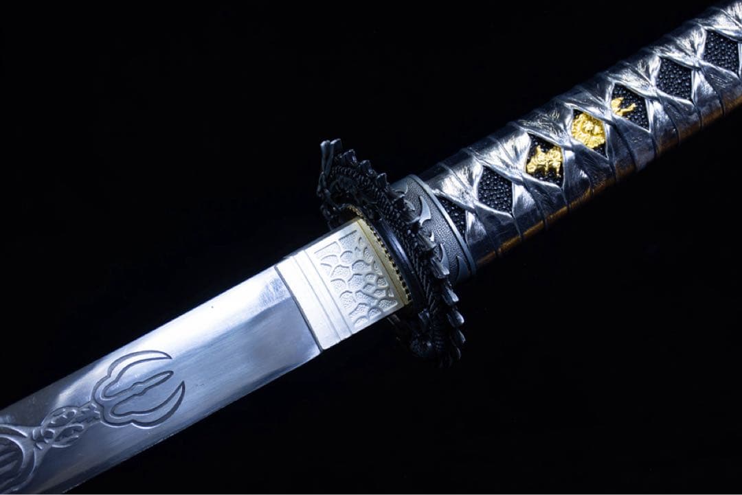 斬竜-高性能マンガン鋼 模造刀 居合刀 武士道 武具 漢剣 唐刀 手鍛造打
