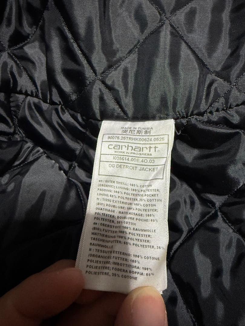 Carhartt WIP OGデトロイトジャケット ブラック Sサイズ