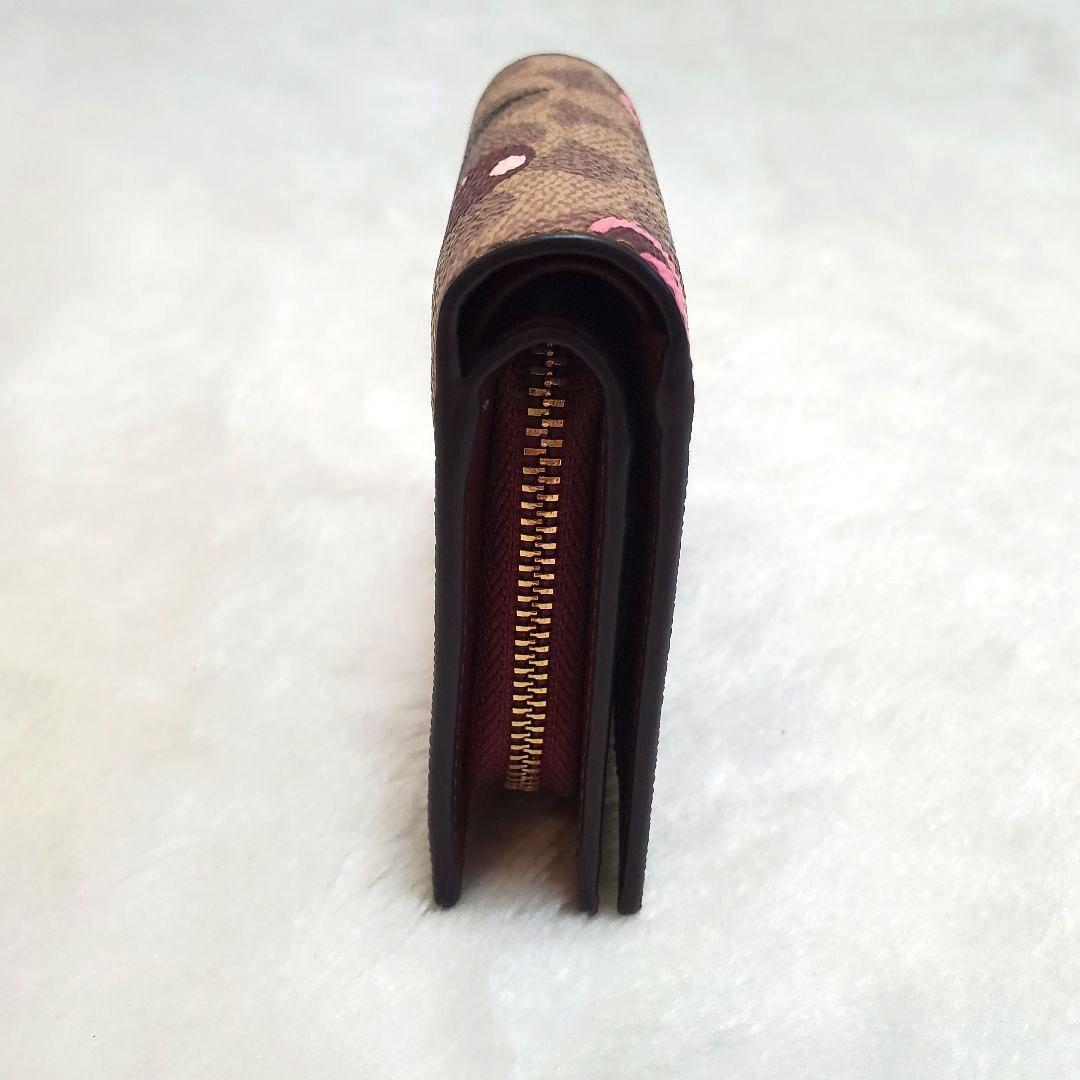 COACH コーチ　新品未使用　ミニスナップウォレット　チェリー　シグネチャー