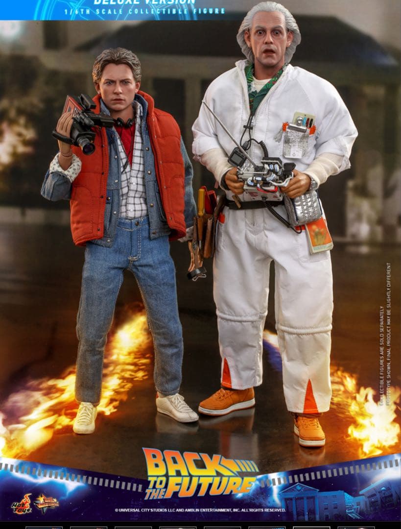 ホットトイズ ホットトイズ バックトゥザフューチャー 二体セット トイサピ限定