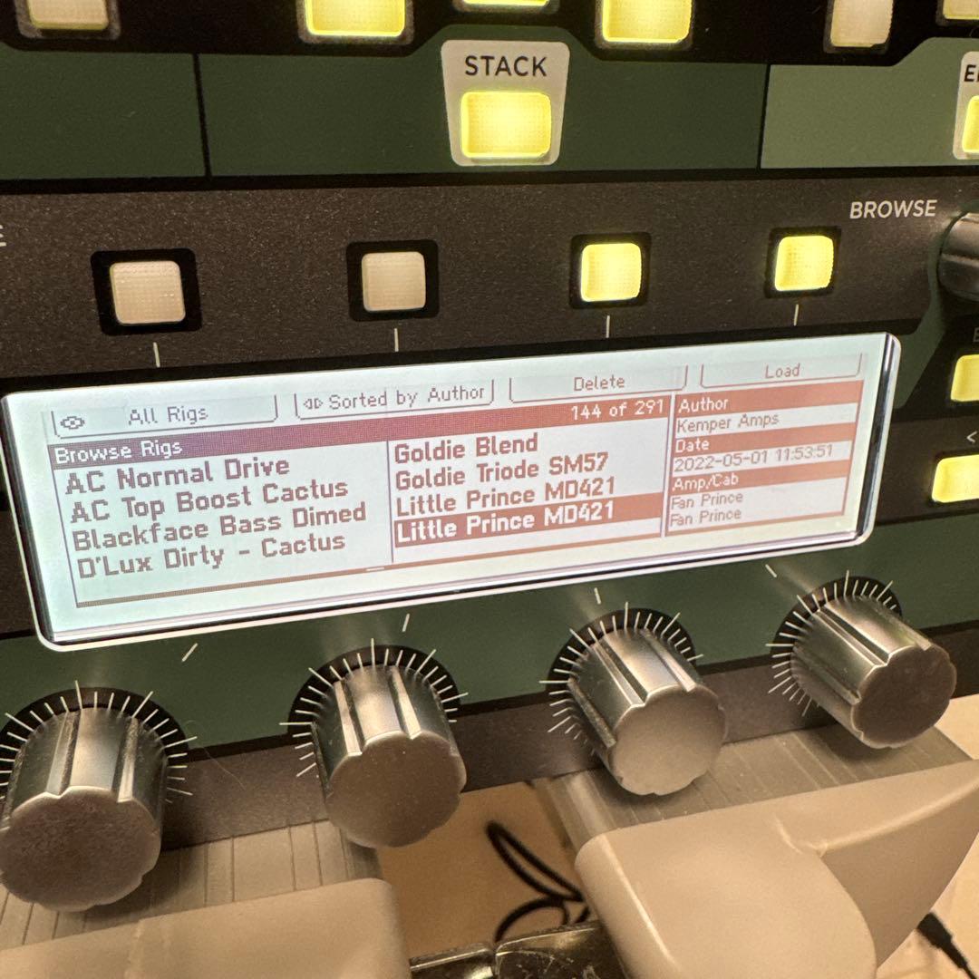 シ*サ様 KEMPER PROFILER RACK POWERAMP無し