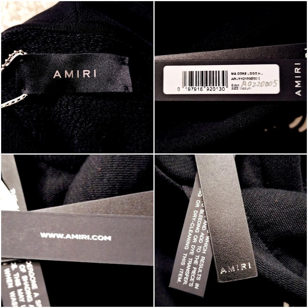 タグ付き★アミリ MA CORE LOGO コアロゴ バックロゴ パーカー M