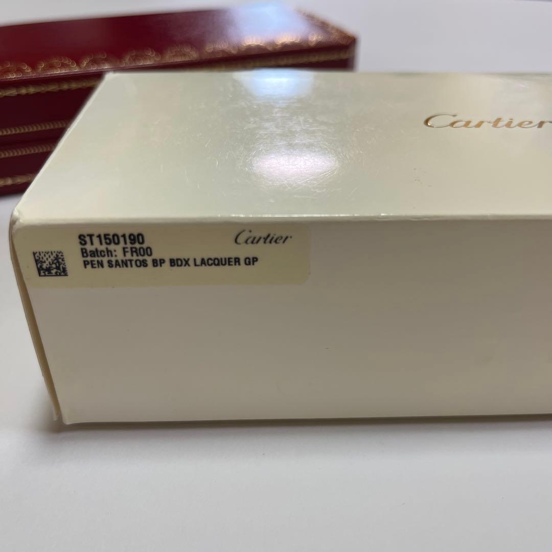 未使用　カルティエ　ボールペン　ボルドー