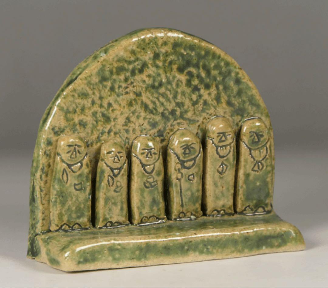 織部焼　六地蔵