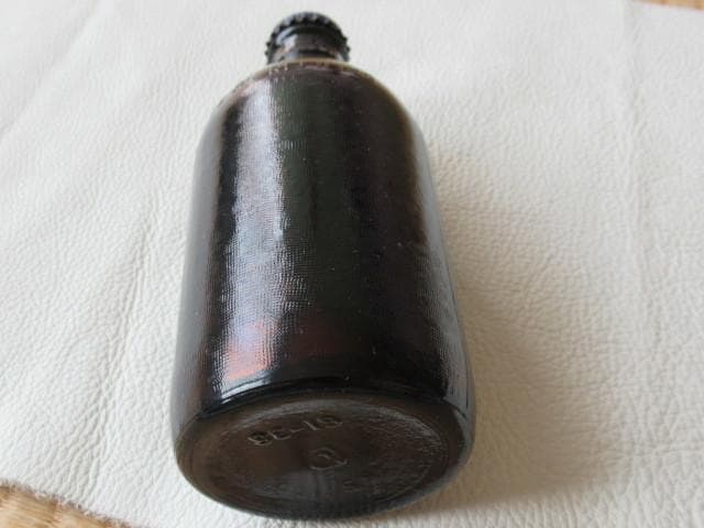 極希少 未開封 1950年頃◆トキワインキ 輸出用 万年筆用 インク瓶 王冠付