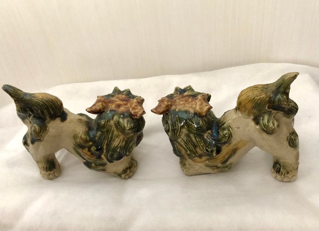 シーサー　置物　沖縄　獅子　陶器　オブジェ　インテリア