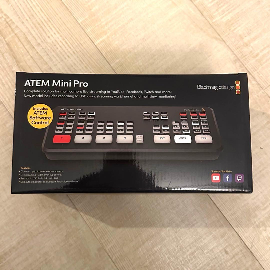 【箱あり】Blackmagic Design ATEM Mini Pro