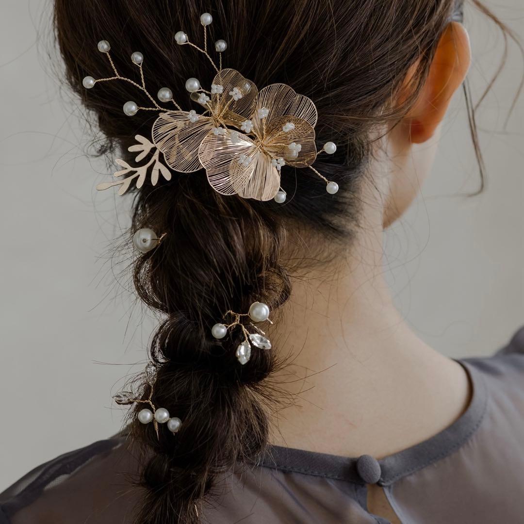 etoll 刺繍ペプラムビスチェ&Iラインドレスセットアップ　お直し済&アクセ付